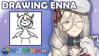 【DRAWING ZATSUDAN】Let's Draw Enna!🕊️【NIJISANJI EN | Aia Amare 】