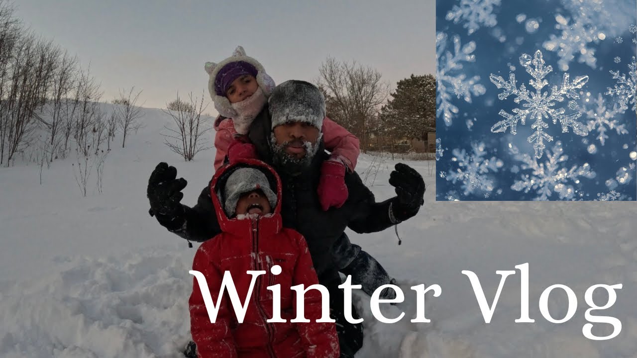 We went sledding!!! 20cm of snow ❄️ 