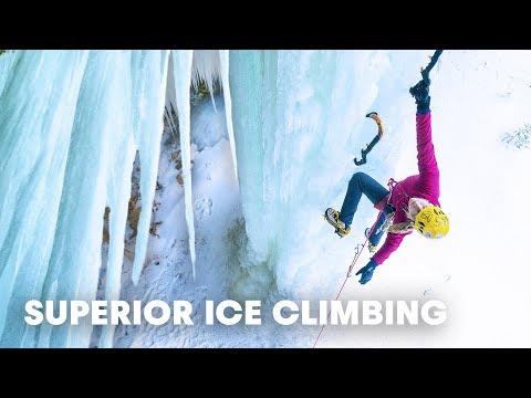 Climbing Frozen Waterfalls Just North of Detroit | Superior Ice Climbing: Episode 1