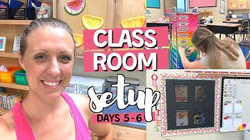 FINAL CLASSROOM SETUP Days 5-6 | 3rd Grade Classroom Setup 