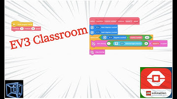 First Lego League, Line follow program in ev3 classroom