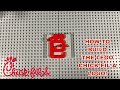HOW TO BUILD THE LEGO CHICK-FIL-A LOGO!