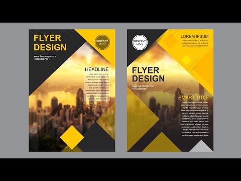 Sample Flyer design Easy Way || adobe illistrator tutorial, Let's Know How To Design A Flyer...