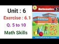 #Maths Class 5 | Unit 6 | Exercise 6.1 | Q 5 to 10 | Sindh Textbook board