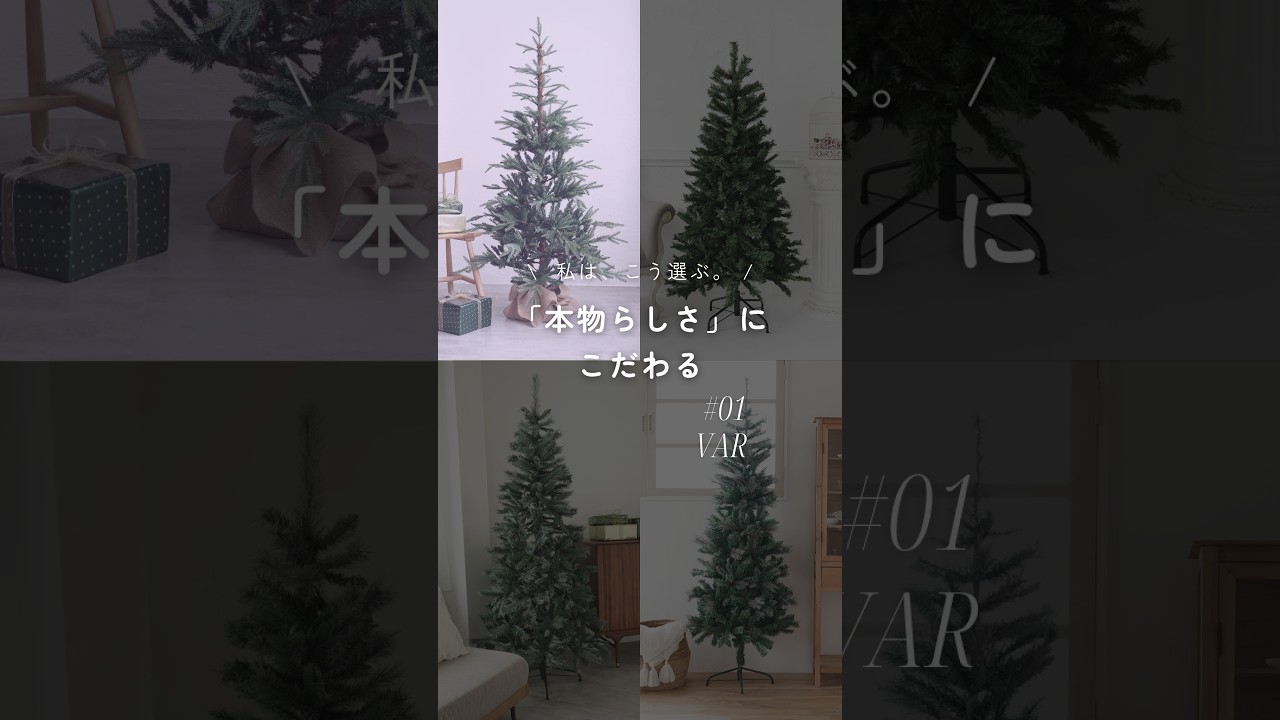 ヌードツリー 120cm クリスマスツリー VAR ヴァール もみの木 モミの木