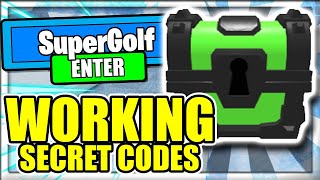 ALL *NEW* SECRET OP CODES! Super Golf Roblox 