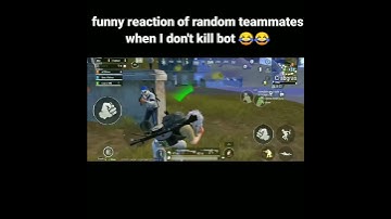funny reaction of random teammates when i don