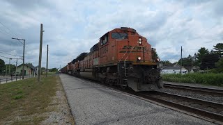 High Speed BNSF Empty Coal Drag