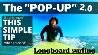 Longboard Surfing / POP - UP / Sweep the legs