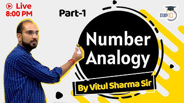 Number Analogy || Part 1 || Reasoning Class || By Vitul Sir || Study IQ