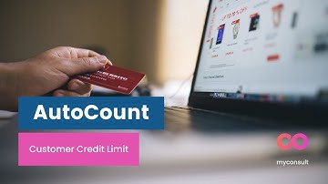 AutoCount - How do you change the customer credit limit