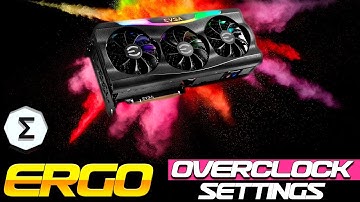 ERGO OverClock Settings GPU Mining Hive OS