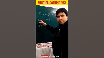 Multiplication Trick of 25🔥 #shorts #mathstricks  #trendingshorts  #multiplicationtrick #viral