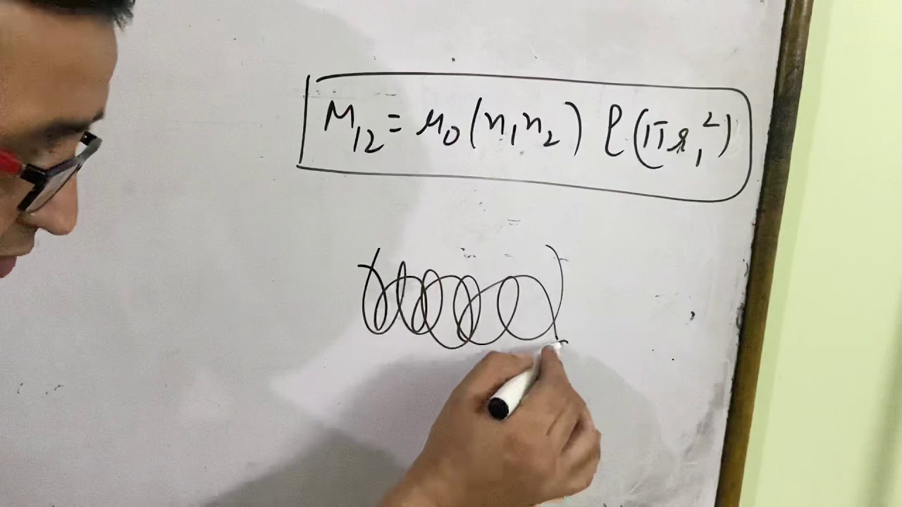 Mutual inductance of two coaxial solenoids part 2 - YouTube