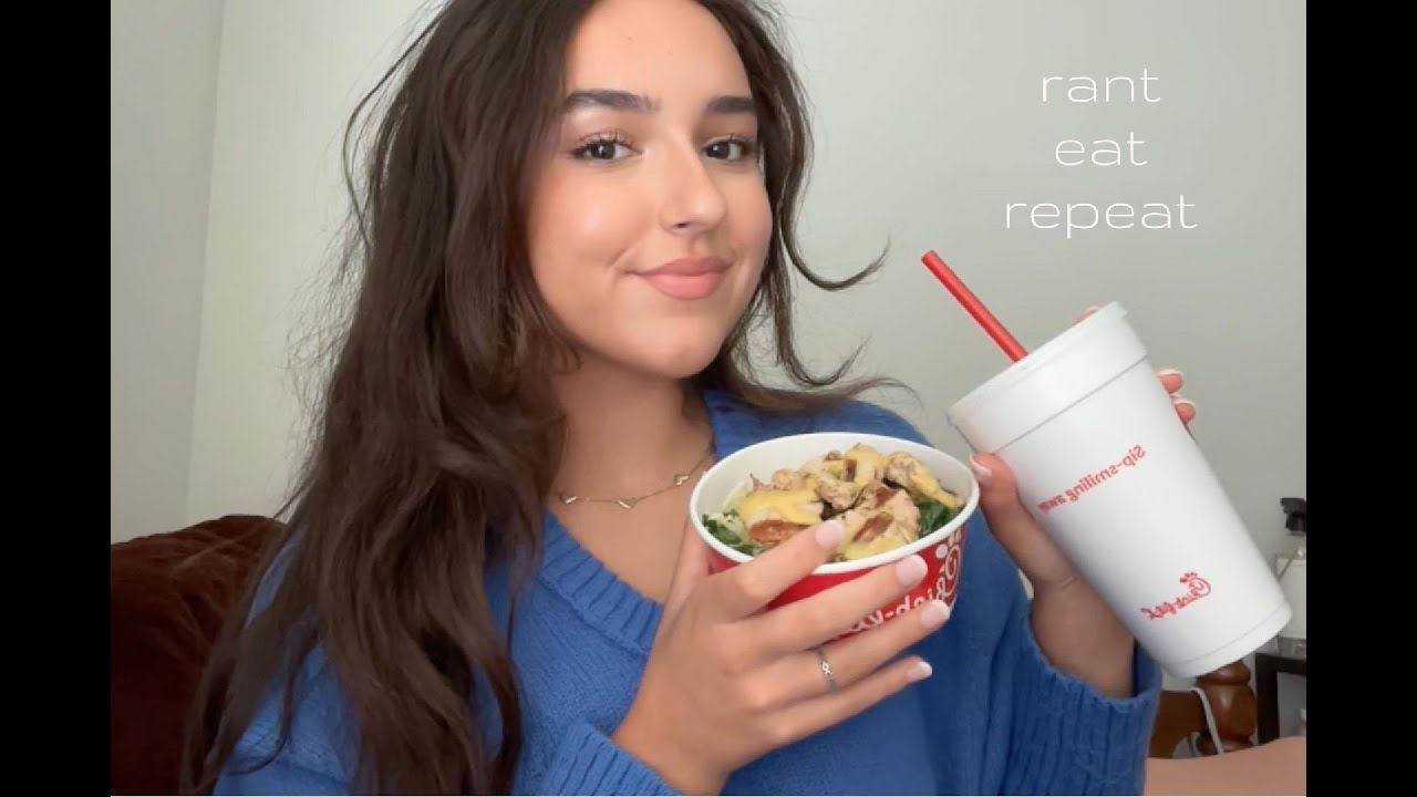 ASMR | eating and ranting about life