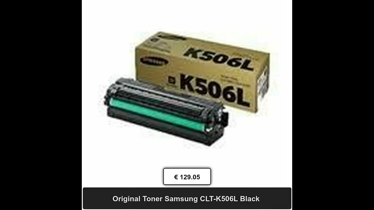 Original Toner Samsung CLT-K506L Black