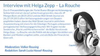Interview mit Helga Zepp   La Rouche
