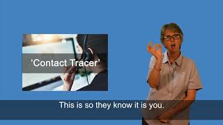 Explaining about Test and Trace Scam in BSL