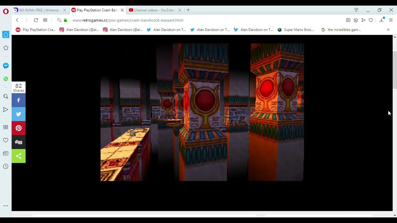 Play PlayStation Crash Bandicoot   Warped Online in your browser   RetroGames cc   Opera 2020 04 09