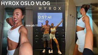 HYROX OSLO RACE WEEKEND 🇳🇴 | 57:41!!! Carb Loading, Race Day BTS & More