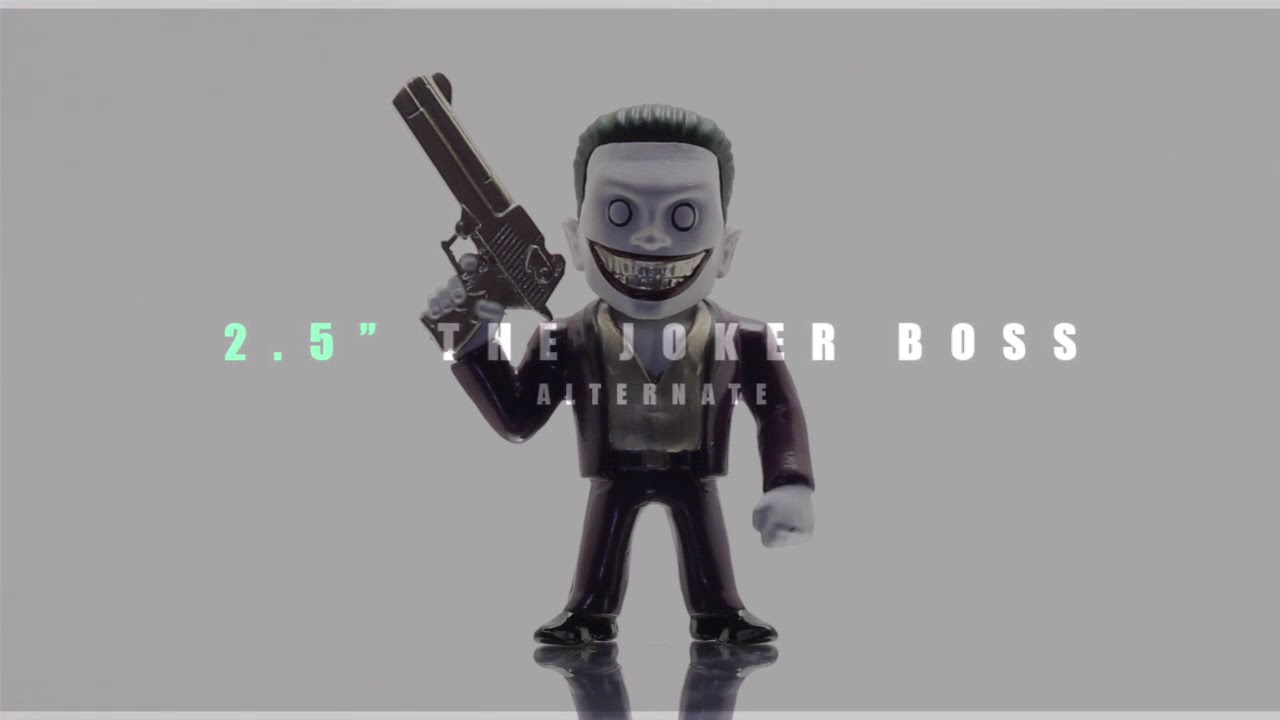 98177 Jada Metal Figure 2 5 in Suicide Squad The Joker Boss Comic Alternate M428