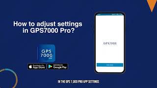 Managing notifications, geofences, and maps in the GPS7000 Pro app - GPS7000 screenshot 1