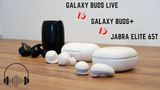 Comparativo Samsung Galaxy Buds Live Vs Buds Vs Jabra Elite 65T