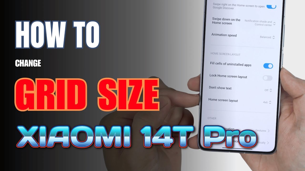 How to change Grid Size on Xiaomi 14T Pro - YouTube