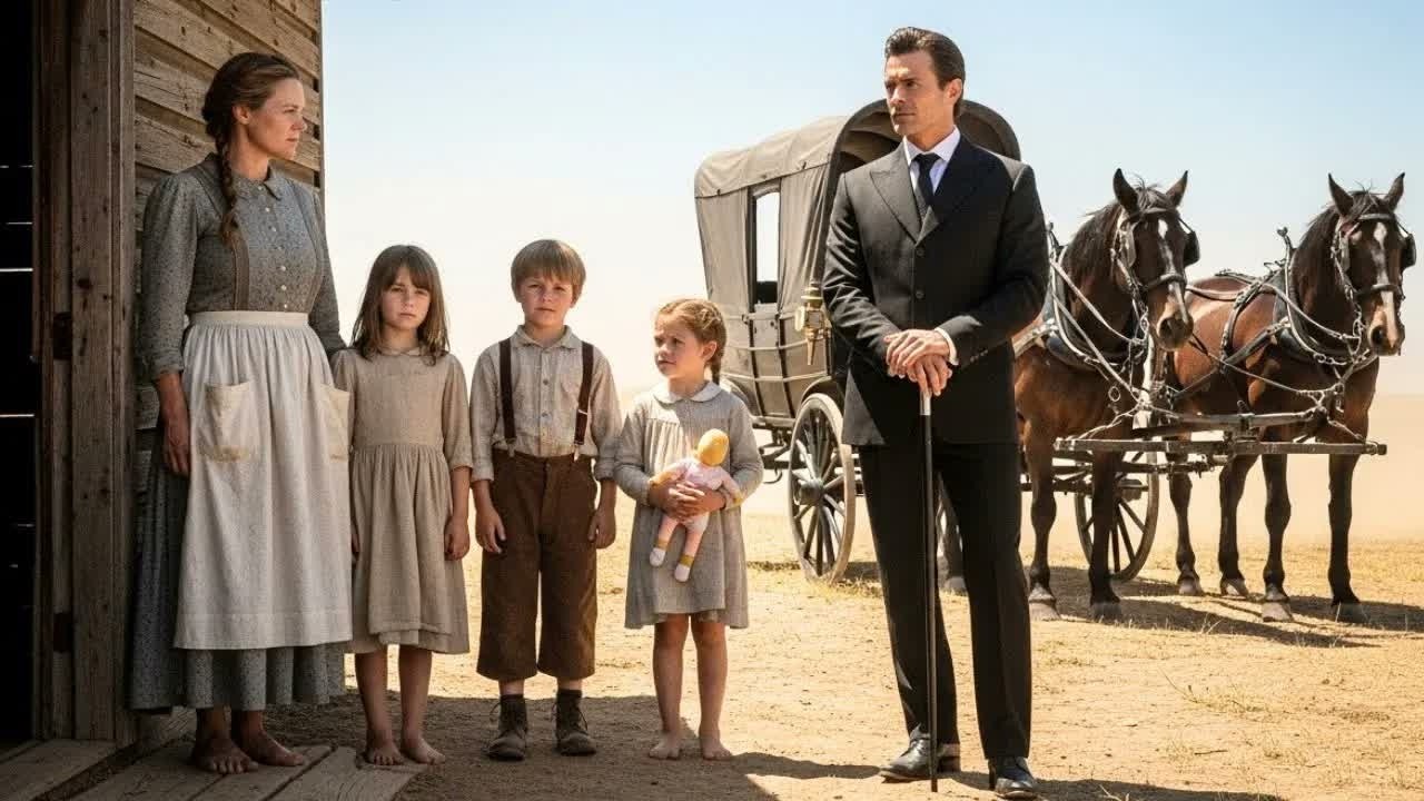 EL MILLONARIO LLEGÓ PARA DESALOJAR A LA CAMPESINA, PERO TODO CAMBIÓ AL VERLA CON SUS TRES HIJOS