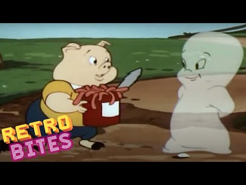 Casper the Ghost Scares A Pig still