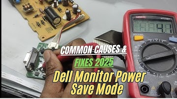 Dell Monitor Power Save Mode: Common Causes & Fixes 2025 | Created by Afjal Hossain