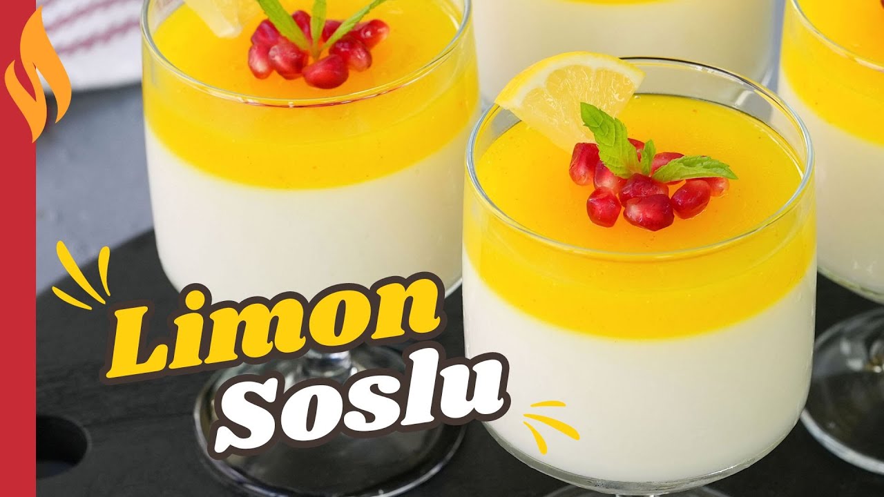 Limon Soslu Kolay Muhallebi Tarifi ???? Kaşık Kaşık Yedirten Hafif Lezzet ???? Limon Soslu Kolay Muhallebi Tarifi ???? Kaşık Kaşık Yedirten Hafif Lezzet ????