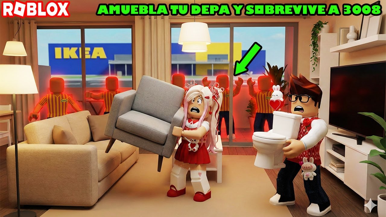 Amueblando Nuestro Departamento Y Sobreviviendo Lunas De Sangre, Nextbots Y Exquiusmis De Ikea 3008!