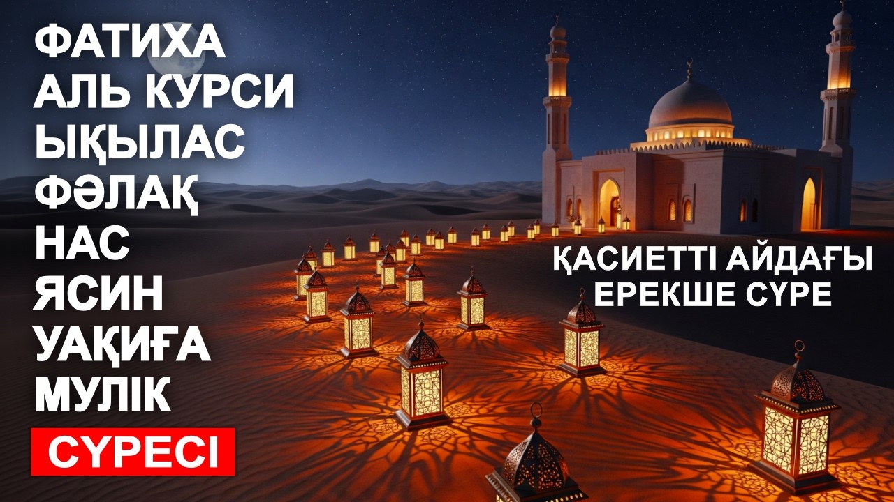 РАМАЗАН АЙЫНДАҒЫ МҰҒЖИЗА ❤🤲 ФАТИХА, АЯТУЛЬ КУРСИ, ЫҚЫЛАС, ФӘЛАҚ, НАС, УАҚИҒА, ЯСИН, МҮЛК 🤲 #құран