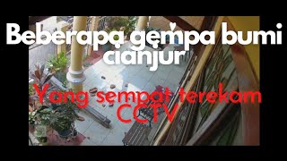 Rekaman CCTV - Kumpulan detik2 terjadinya gempa bumi cianjur Jawa barat