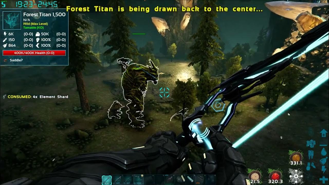 ARK Forest Titan Despawn YouTube