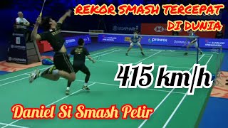 Sadiss Smash Daniel Marthin 415 Km/H, Rekor Dunia Tercepat Versi Resmi Bwf Resimi