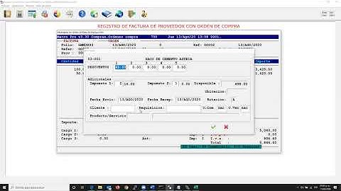 Proceso Básico Operativo ERP Macro Pro: Facturación de Ordenes de Compra