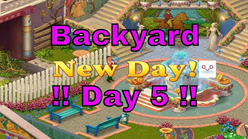 Manor Matters - Backyard - Day 4 - Level 112 - Super Hard - No Boosters - FULL STORY - CaroGamesNL