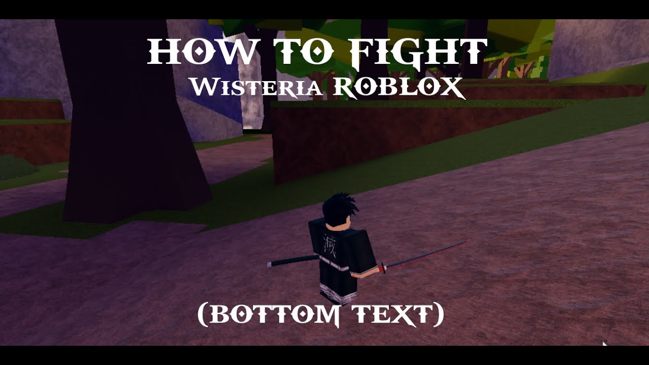 guide pour bien débuter sur wistéria roblox (comment devenir un slayer ou  un démon ,entrainement..) 