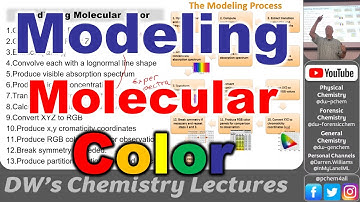 Using Gaussian to Model MOLECULAR Color 5382 2025 L31