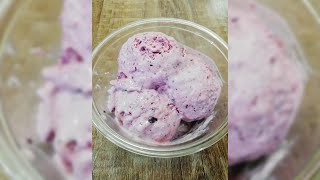 Como hacer Helado de Yogurt Casero con Moras Azules (Blueberries) Keto