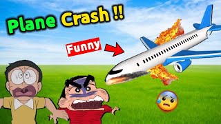 Surviving in Airplane 😱 || Airplane crash ho gya 😂 || Funny Game Prepare For Impact