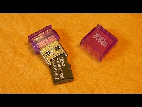 Мини картридер, адаптер-переходник Micro SD - USB
