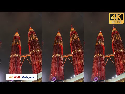 Petronas Twin Towers In RED CNY 2024 Kuala Lumpur Malaysia
