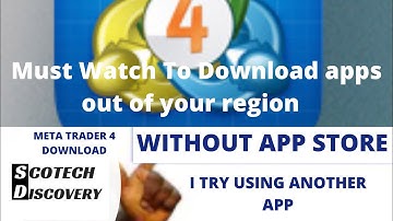 I Try Using Another App Install MetaTrader 4 & 5  Apple Ban