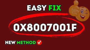 Fix error code 0x8007001f while installing/updating Windows 10 (2025 Updated)