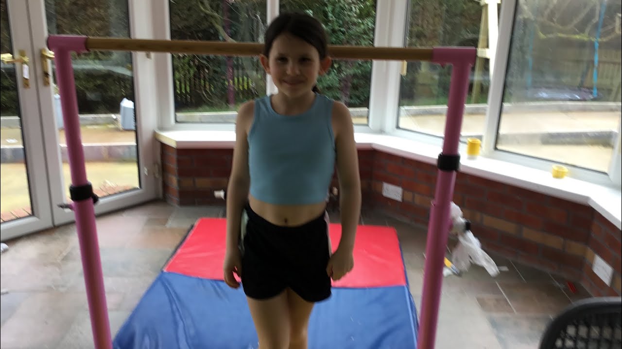 Gymnastic bar routine! - YouTube