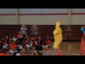 VIDEO: East principal kisses animal, dresses up