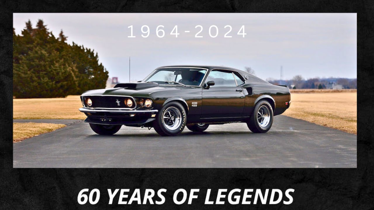 evolution of ford mustang 1964 to 2024